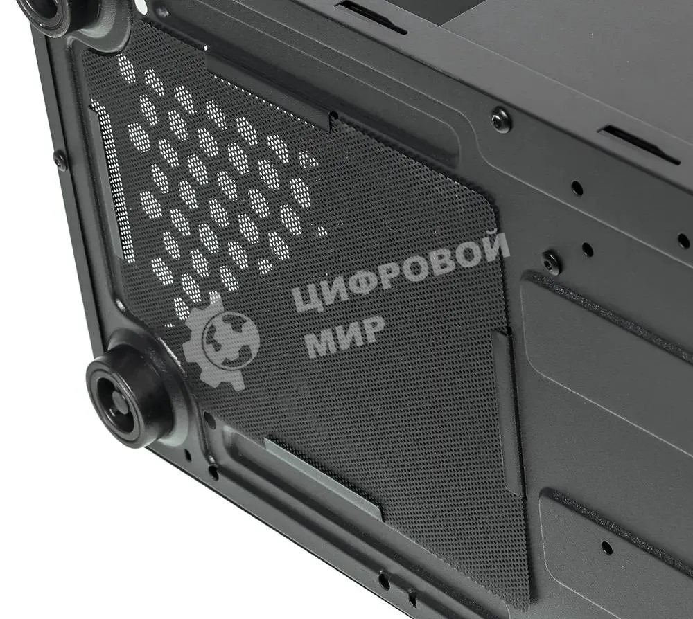 Компьютерный корпус Accord JP-VI черный без БП ATX 2xUSB 2.0 1xUSB 3.0 audio bott PSU