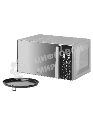 Микроволновая печь BBK 23MWC-982S/SB-M серебристый/черный, 23 л, 900 Вт, переключатели - сенсор