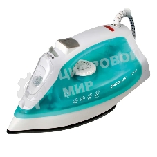 Утюг паровой Ergolux 13126 ELX-SI01-C40 электр. 1600Вт 220-240В тефлон аквамарин