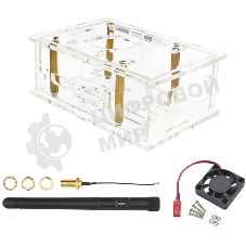 Компьютерный корпус ACD Orange Pi 5 pro Acrylic case