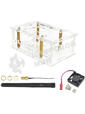 Компьютерный корпус ACD Orange Pi 5 pro Acrylic case