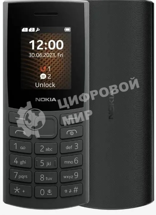 Мобильный телефон Nokia 106 TA-1564 DS EAC1 черный