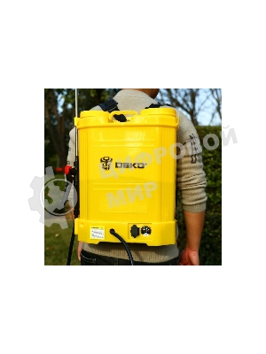 Опрыскиватель Deko DKSP10 16л желтый (065-0954)