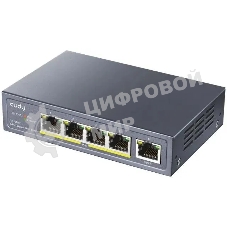 Коммутатор Cudy GS1005P (L2) 5x1 Гбит/с 5PoE 60W неуправляемый