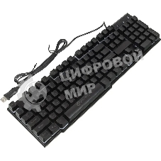 Клавиатура проводная Oklick 780G SLAYER, USB, черный