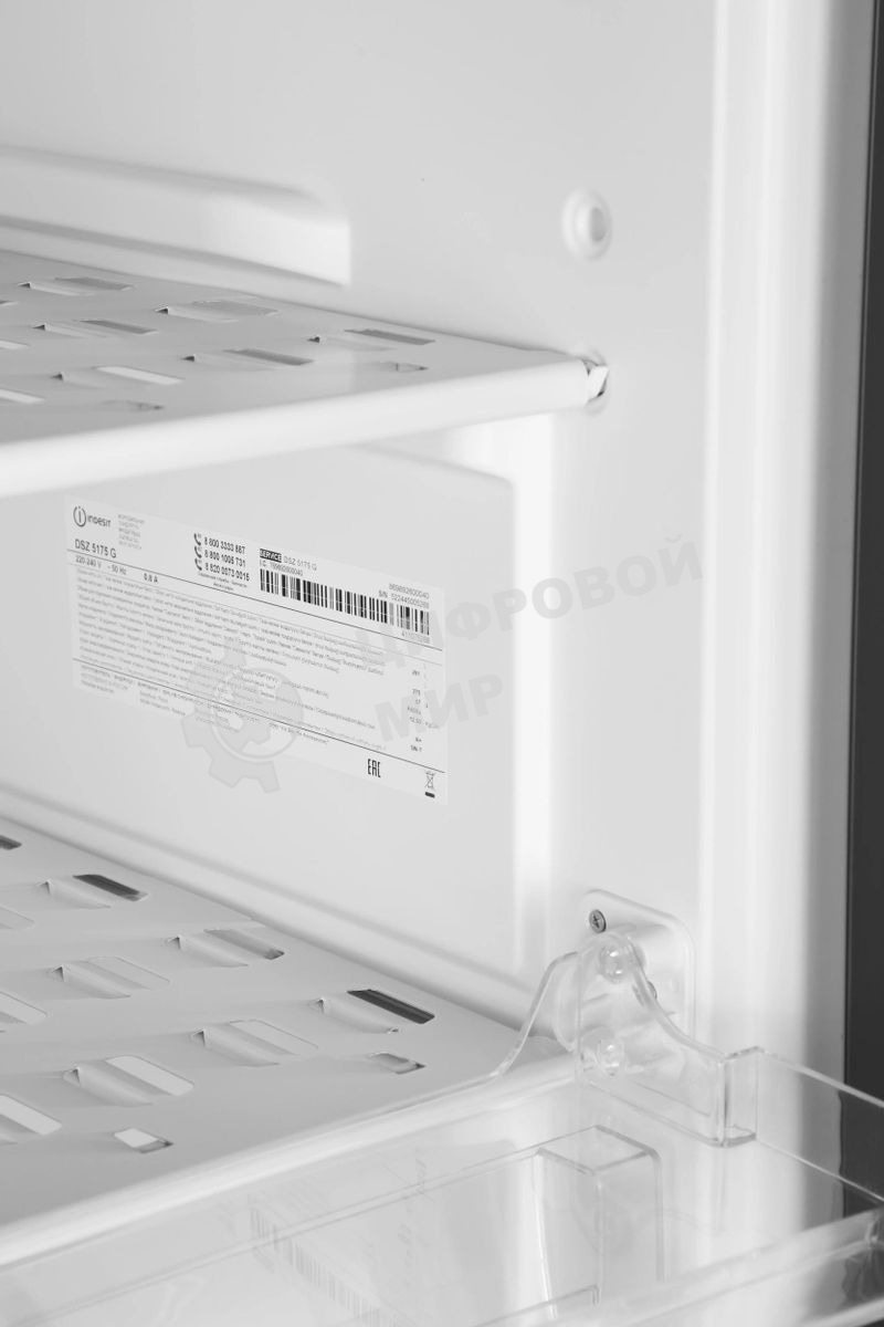 Морозильная камера Indesit DSZ 5175 G серебристый, 261 л, 4 ящика