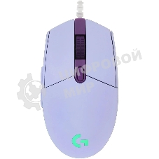 Мышь проводная Logitech G102 LIGHTSYNC фиолетовый, 8000 dpi, USB, кнопки - 6