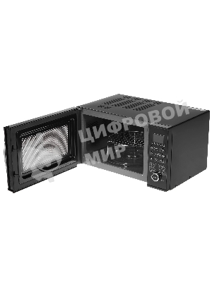 Микроволновая печь BRAYER BR2503 черный, 23 л, 900 Вт, переключатели - кнопки, поворотный механизм