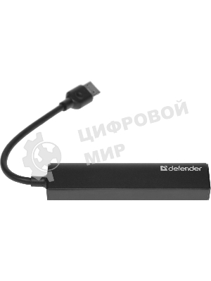 USB-концентратор Defender Quadro Express, USB 3.0, USB 4 порта, USB