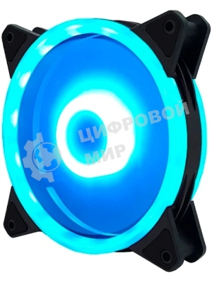 Вентилятор для корпуса Eurocase EU-FN120ARGB_8+12 BL YF120-5 Black,120 ARGB fan 3pin+AURA 5V3pin female and male connector with brown box,3pcs in big