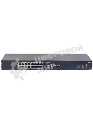 Коммутатор Dahua DH-SG4020LP, 18×1 Гбит/с + 2×1 Гбит/с SFP, управляемый