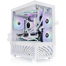 Компьютерный корпус Thermaltake View 170 TG ARGB белый без БП mATX 4x120мм 2x140мм 1x200мм 2xUSB 3.0 audio bott PSU