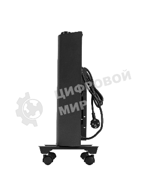 Конвектор электрический Denzel XCE-1500B черный, 1500 Вт, 20 м2, термостат