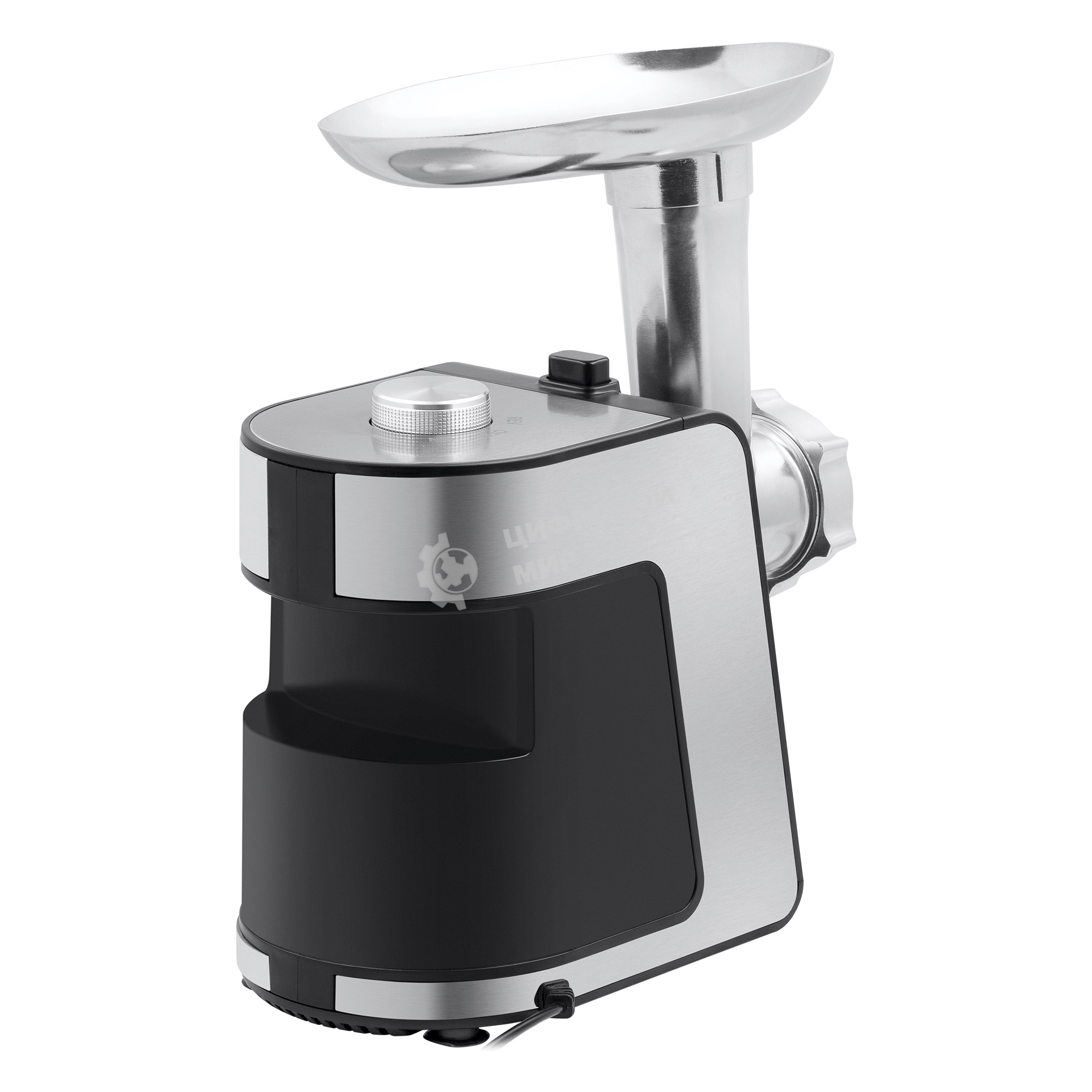 Мясорубка электрическая BBK MG2000 металлик/черный, 2000 Вт, 2.0 кг/мин, реверс, защита от перегрузки, насадки - 5