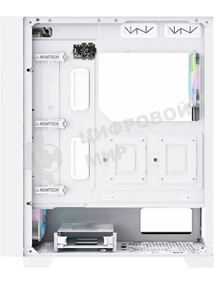 Компьютерный корпус Montech AIR 1000 PREMIUM белый без БП ATX 1x120мм 3x140мм 2xUSB3.0 1xUSB3.1 audio bott PSU