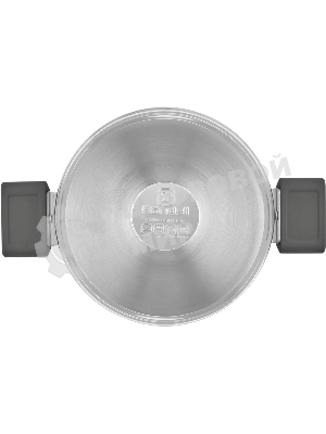 Кастрюля Rondell Quadro RDS-1596, 3.1 л, 20 см, с крышкой, сталь