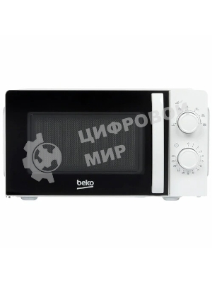 Микроволновая печь Beko SOLO MOC20100W1 белый, 20 л, 700 Вт, переключатели - поворотный механизм