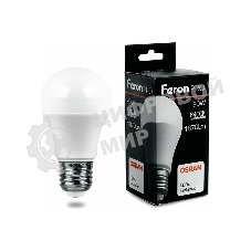 Лампа светодиодная Feron PRO LB-1020 шар E27 20W 6400K