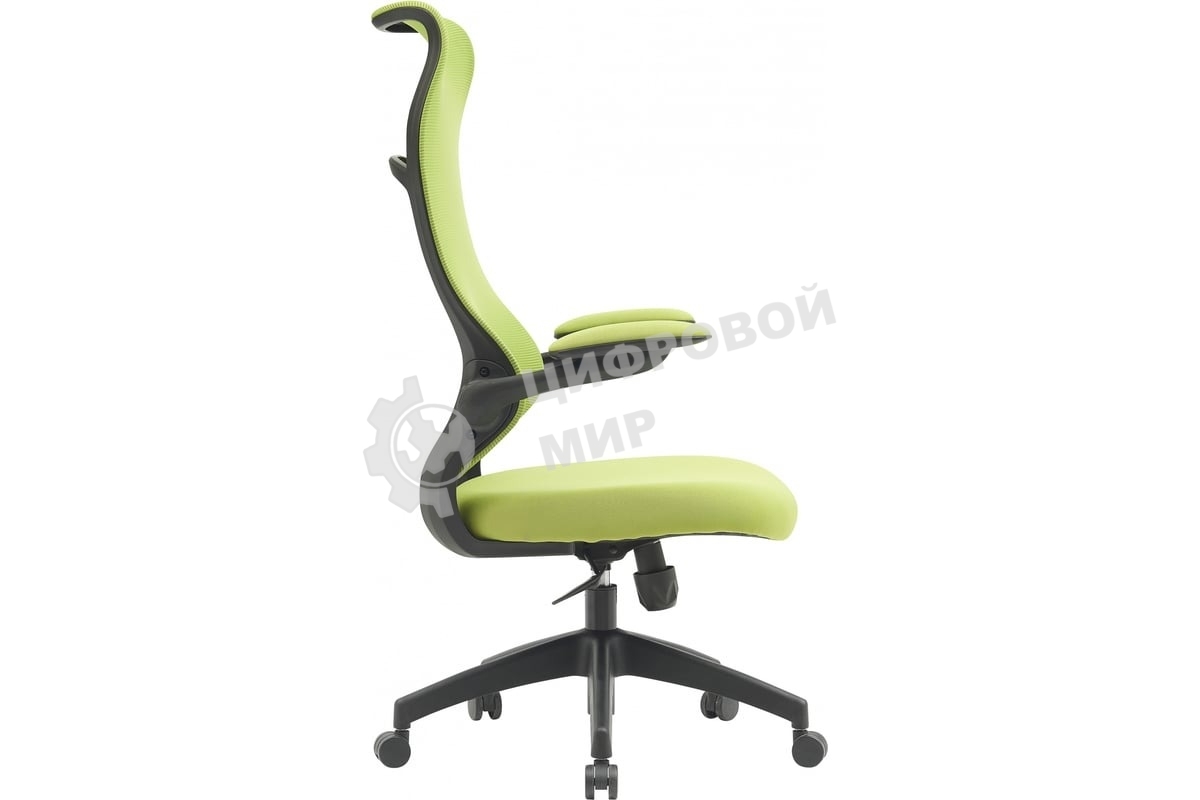 Кресло компьютерное Cactus CS-MC505-GN салатовый, сиденье салатовый, сетка/ткань, крестов. пластик, пластик черный