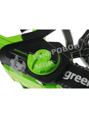 Цепная пила аккумуляторная GreenWorks G24CS25K4, 24V, 25 см, c АКБ 4А·ч и ЗУ (2007707UB)