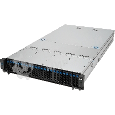 Серверная платформа ASUS RS521A-E12-RS24U, 2U, 1 x SP5 LGA 6096 360W, 24 x DDR5 6400/4800*, 24x 3.5'' NVMe hsb + 2x 2.5'' SATA, 2x M.2 22110, up to 1 PCIe Gen5 x8 LP + 1 OCP3.0, 2 x 1GbE RJ-45 LAN Intel i350-AM2, 1+1 2000W