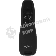 Презентер беспроводной Logitech R400 черный, радиоканал, USB, кнопки - 5