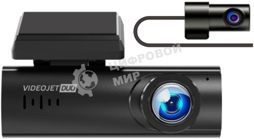 Видеорегистратор Silverstone F1 S8-WiFi VideoJet DUO, 1920x1080, с камерой заднего вида, Wi-Fi, G-сенсор