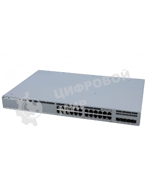 Коммутатор Cisco Catalyst C9200L-24P-4G-A, 24×1 Гбит/с, 4×1 Гбит/с SFP