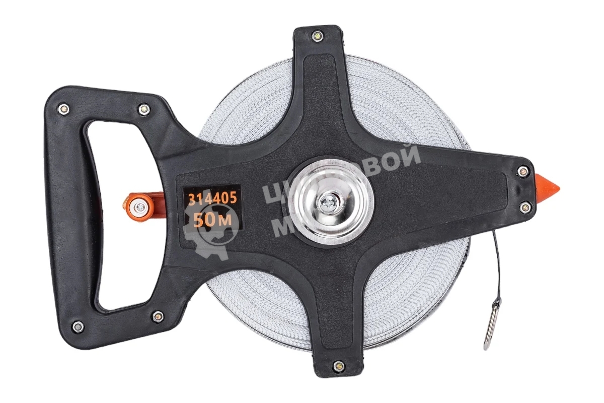 Рулетка геодезическая Sparta, 50 м х 12,5 мм, лента ПВХ, открытый корпус