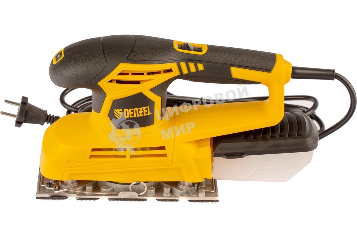 Вибрационная шлифовальная машина Denzel VS-90-187, 240 Вт, 6000-11000 об/мин