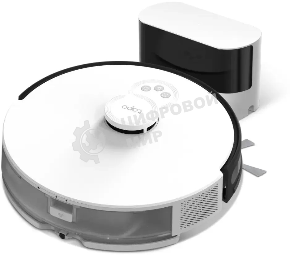 Робот-пылесос TP-Link Tapo RV30 черный, 40 Вт, 5000 мАч Li-Ion, уборка влажная/сухая, пылесборник контейнер 0.4 л