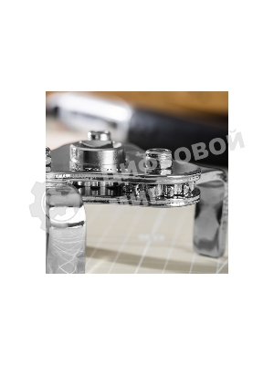 Съемник масляных фильтров трехлапый Deli DL7400B рабочий диапазон 63-102мм, сталь Cr-V