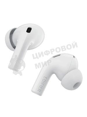 Наушники TWS Edifier TWS330 NB белый, внутриканальные, Bluetooth, активное шумоподавление, до 5 ч