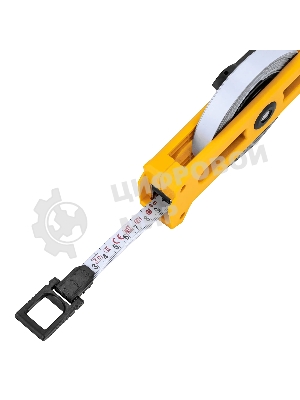 Рулетка геодезическая Denzel 20 м х 13 мм, открытый корпус, металлическая лента