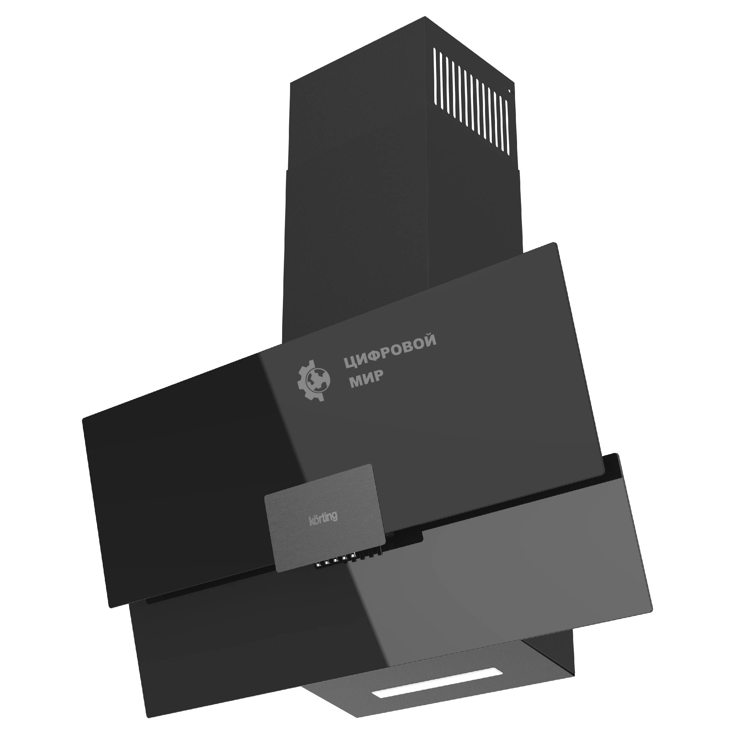 Наклонная вытяжка Korting KHC 96373 BXGN