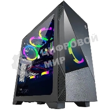 Компьютерный корпус Azza Eclipse черный без БП ATX 9x120мм 5x140мм 2xUSB 2.0 1xUSB 3.0 audio bott PSU