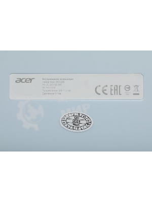 Комплект клавиатура + мышь Acer OCC205 беспроводной USB, 1200 dpi, белый/голубой