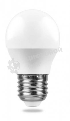 Лампа светодиодная SAFFIT SBG4511 (55137) 11Вт Е27 теплый матовый шар