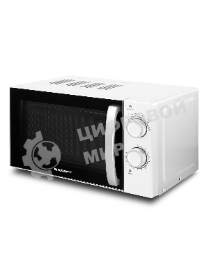 Микроволновая печь Kraft KF20MW7W-102M белый, 20 л, 700 Вт, переключатели - поворотный механизм