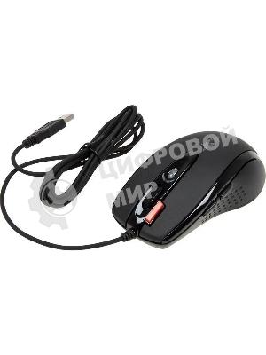 Мышь проводная A4Tech X-718BK черный, 3000 dpi, USB, кнопки - 7
