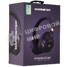 Беспроводные наушники MONSTER Persona SE ANC синий, полноразмерные, Bluetooth, активное шумоподавление, до 70 ч