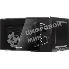 Микроволновая печь home HMM207DB черный, 20 л, 700 Вт, переключатели - поворотный механизм