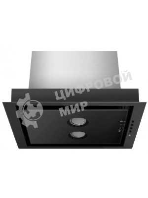 Вытяжка встраиваемая Gefest ВО 4603 К23 черный, 52 см, 800 куб. м/ч, 78 дБ