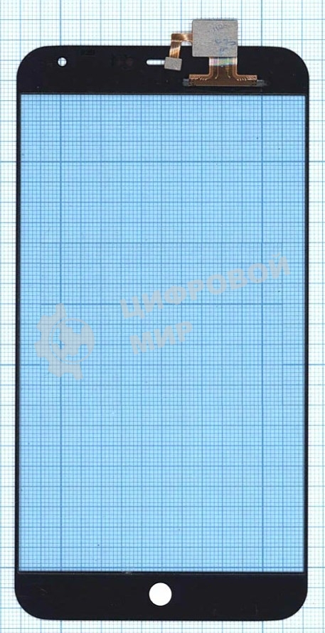 Сенсорное стекло (тачскрин) для Meizu MX4, черное
