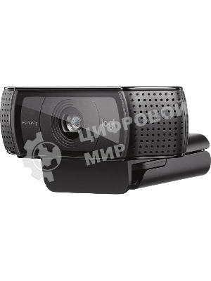 Веб-камера Logitech C920 1920x1080, 30 кадр/с, USB Type-A, микрофон (2 шт, шумоподавление), автоматическая фокусировка, автоосвещение, универсальное крепление