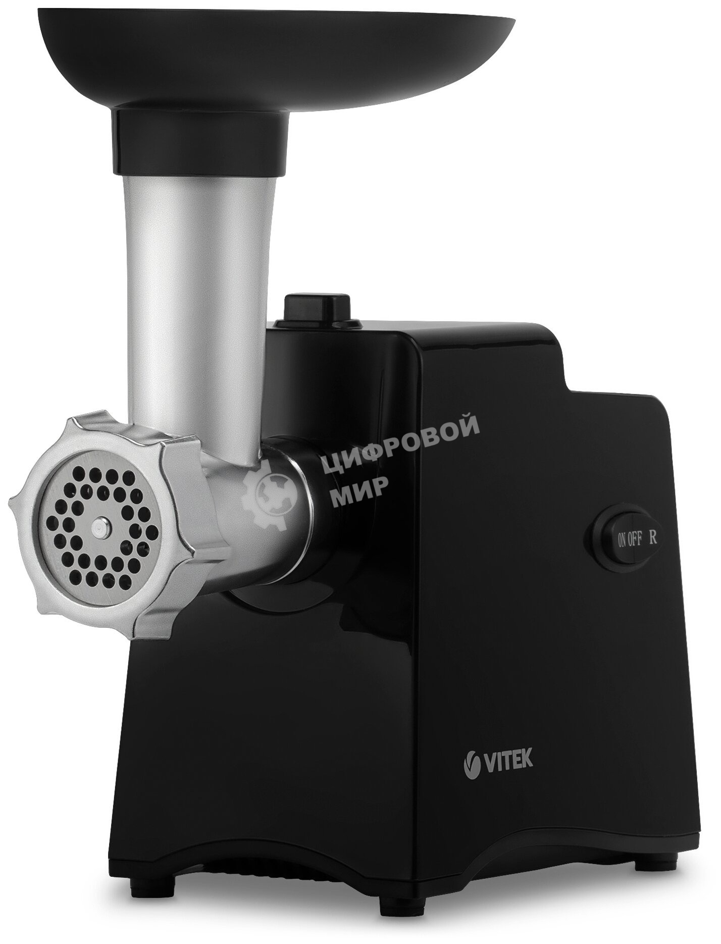 Мясорубка электрическая Metropolis Vitek VT-3644 черный, 2000 Вт, 1.8 кг/мин, реверс, насадки - 1