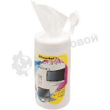 Салфетки Silwerhof Classic для экранов мониторов/плазменных/ЖК телевизоров/ноутбуков туба 100 шт влажных