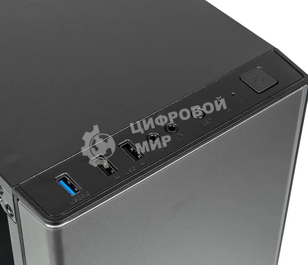 Компьютерный корпус Accord JP-VI черный без БП ATX 2xUSB 2.0 1xUSB 3.0 audio bott PSU