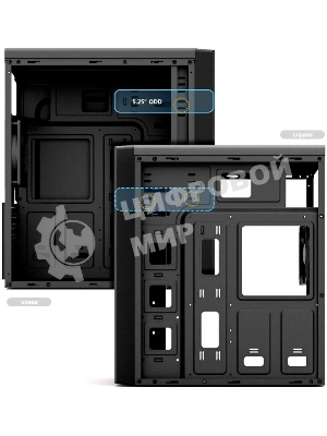 Компьютерный корпус Zalman ZM-T6 черный без БП ATX 1xUSB 2.0 1xUSB 3.0 audio bott PSU