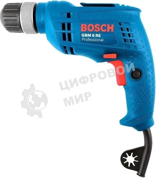 Дрель Bosch GBM 6 RE 0601472600, 350 Вт, сетевая, безударная